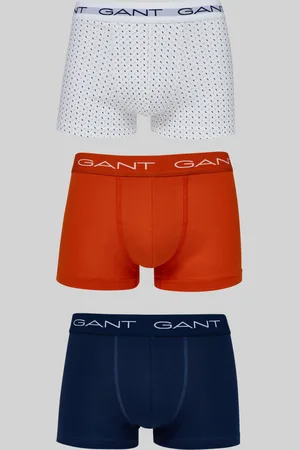 GANT SPODNÍ PRÁDLO MICRO PRINT TRUNK 3-PACK WHITE