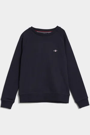 GANT MIKINA SHIELD C-NECK EVENING BLUE