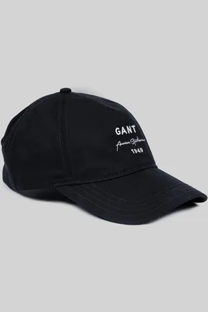 GANT KŠILTOVKA LOGO SCRIPT COTTON TWILL CAP BLACK