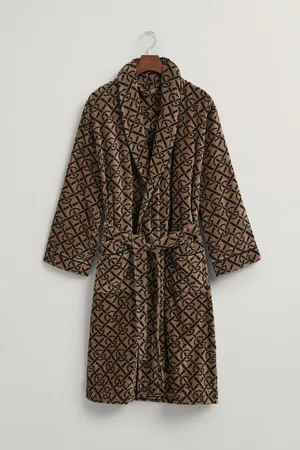 GANT ŽUPAN G-PATTERN ROBE COLD BEIGE