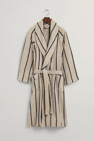 GANT ŽUPAN STRIPE ROBE PUTTY