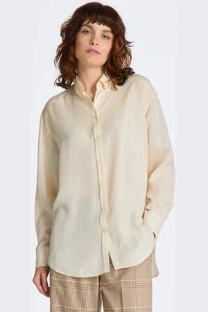 GANT KOŠILE RELAXED SILK SHIRT LINEN
