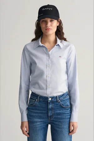 GANT KOŠILE SLIM STRETCH OXFORD SHIRT LIGHT BLUE
