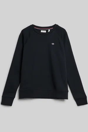 GANT MIKINA SHIELD C-NECK BLACK