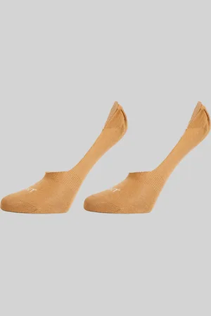 GANT PONOŽKY INVISIBLE SOCKS 2-PACK DARK KHAKI