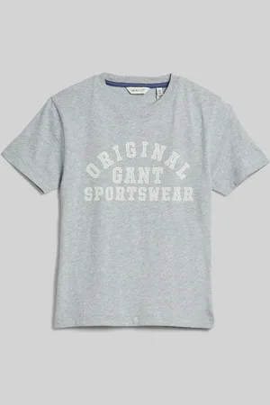 GANT TRIČKO ORIGINAL SPORTSWEAR T-SHIRT LIGHT GREY MELANGE