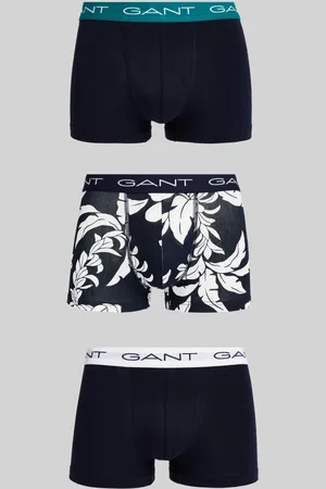 GANT SPODNÍ PRÁDLO PALM LEI PRINT TRUNK 3-PACK EVENING BLUE