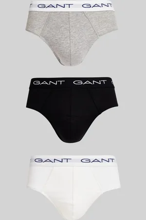 GANT SPODNÍ PRÁDLO BRIEF 3-PACK GREY MELANGE