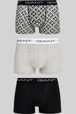GANT SPODNÍ PRÁDLO G PATTERN TRUNK 3-PACK BLACK