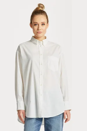 GANT KOŠILE OS LUXURY OXFORD BD SHIRT EGGSHELL