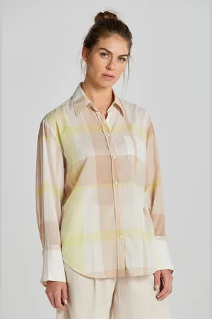 GANT KOŠILE REL MADRASS CHECK SHIRT DRY SAND