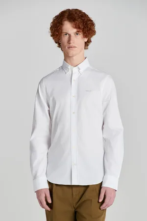 GANT KOŠILE SLIM PINPOINT OXFORD SHIRT WHITE