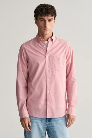 GANT KOŠILE REG POPLIN BANKER SHIRT RUBY RED