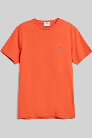 GANT TRIČKO SLIM SHIELD SS T-SHIRT BURNT ORANGE