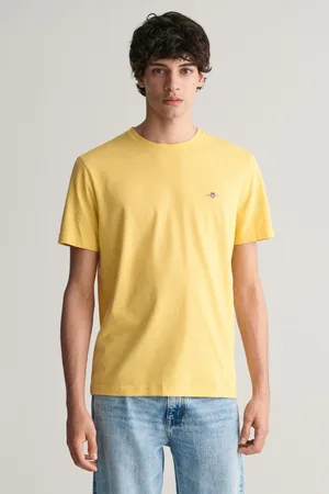 GANT TRIČKO REG SHIELD SS T-SHIRT DUSTY YELLOW