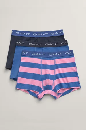GANT SPODNÍ PRÁDLO STRIPE TRUNK 3-PACK RICH BLUE