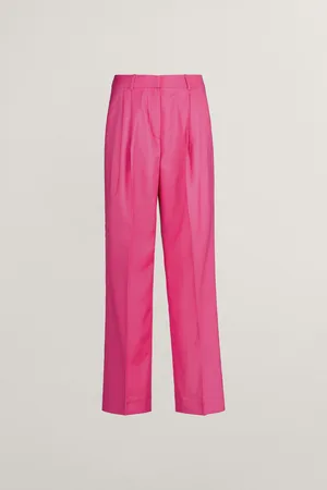 GANT KALHOTY REL WIDE PANTS PERKY PINK