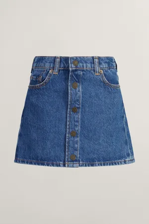 GANT SUKNĚ DENIM MINI SKIRT MID BLUE