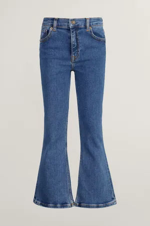 GANT DŽÍNY BOOTCUT JEANS MID BLUE
