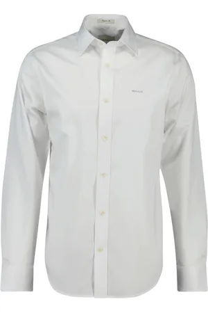 GANT KOŠILE REG SATEEN SHIRT WHITE