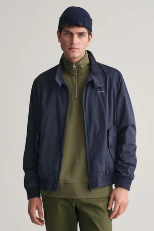 GANT BUNDA LIGHTWEIGHT HARRINGTON JACKET EVENING BLUE