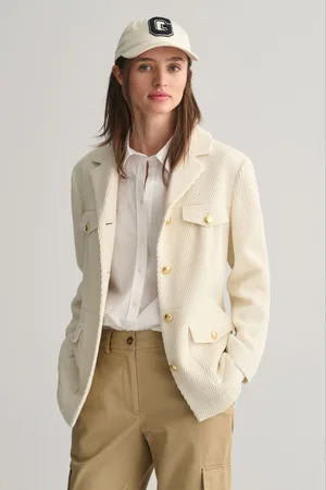 GANT SAKO SLIM TEXTURE BLAZER JACKET LINEN