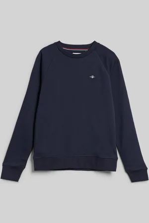 GANT MIKINA SHIELD C-NECK EVENING BLUE
