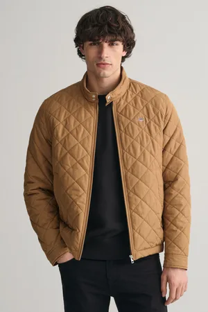 GANT BUNDA QUILTED WINDCHEATER ROASTED WALNUT