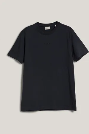 GANT TRIČKO 3D LOGO SS TSHIRT BLACK