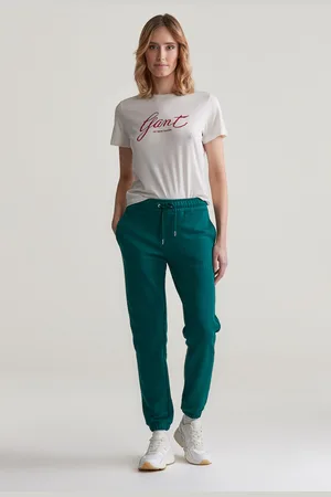 GANT TEPLÁKY REG TONAL SHIELD SWEATPANTS DEEP FOREST