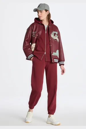GANT TEPLÁKY SHIELD SWEATPANTS PLUMPED RED