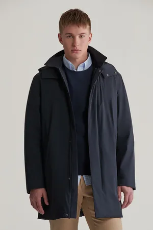 GANT KABÁT PADDED CAR COAT BLACK