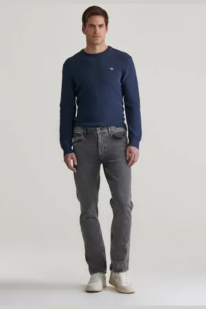 GANT DŽÍNY REGULAR BLACK WASH JEANS BLACK