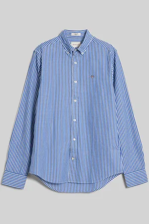 GANT KOŠILE SLIM POPLIN STRIPE SHIRT COLLEGE BLUE