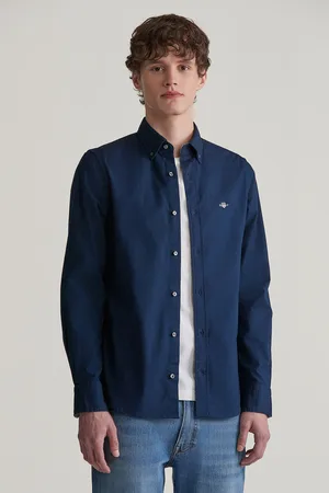 GANT KOŠILE SLIM OXFORD STRETCH SHIRT MARINE