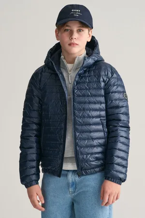 GANT BUNDA SHINY LIGHT PADDED DOWN JACKET EVENING BLUE