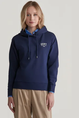 GANT MIKINA SMALL GRAPHIC HOODIE CLASSIC BLUE