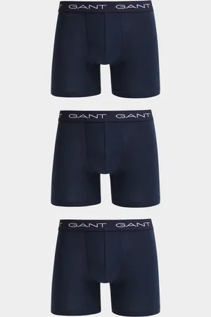 GANT SPODNÍ PRÁDLO BOXER BRIEF 3-PACK MARINE