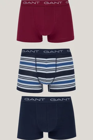 GANT SPODNÍ PRÁDLO MULTISTRIPE TRUNK 3-PACK EVENING BLUE