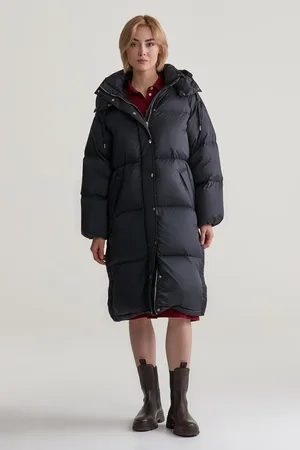 GANT KABÁT FULL LENGTH DOWN COAT BLACK