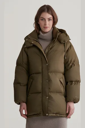 GANT BUNDA MID LENGTH DOWN JACKET BLACK