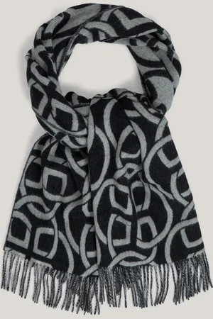 GANT ŠÁLA G PATTERN SCARF BLACK