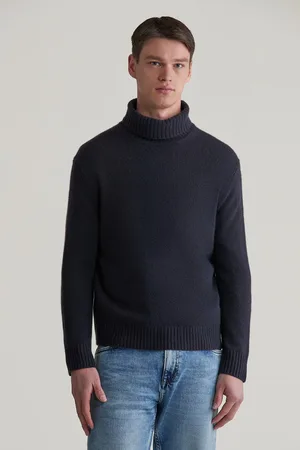 GANT ROLÁK CASHMERE TURTLENECK EVENING BLUE