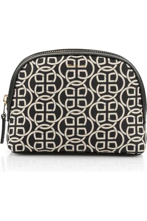GANT KOSMETICKÁ TAŠKA G PATTERN FABRIC MAKE UP BAG BLACK