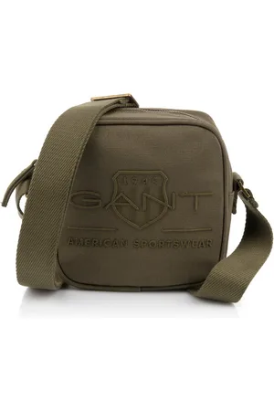 GANT CROSSBODY TONAL ARCHIVE SHIELD SHOULDER BAG JUNIPER GREEN