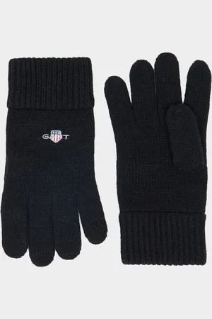 GANT RUKAVICE SHIELD WOOL GLOVES BLACK