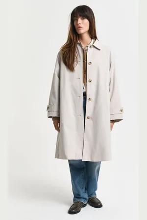 GANT KABÁT RELAXED CAR COAT CLOUDY GREY