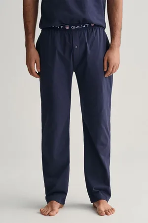 GANT PYŽAMOVÉ KALHOTY SHIELD PAJAMA PANTS EVENING BLUE