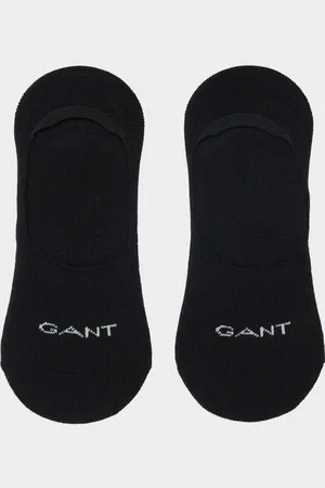 GANT PONOŽKY INVISIBLE SOCKS 2-PACK BLACK