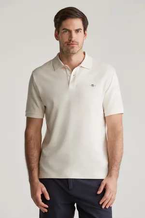 GANT POLOKOŠILE TEXTURED POLO CREAM